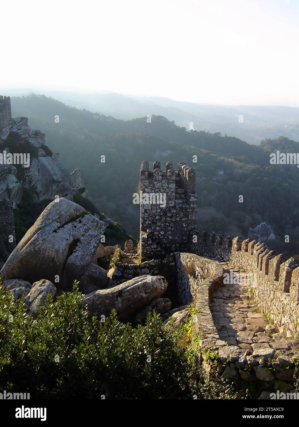 Medieval Castelo dos Mouros aka Castle of the Moors in Sintra, Portugal ...