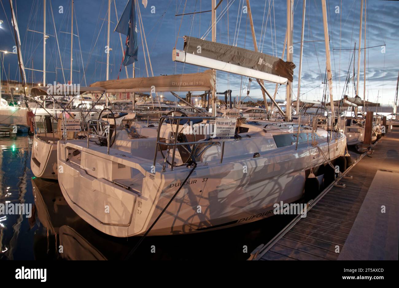 Cap of Agde, France. 1st Nov, 2023. The 2023 Nautical Show opens its doors in Cap of Agde, France Stock Photo