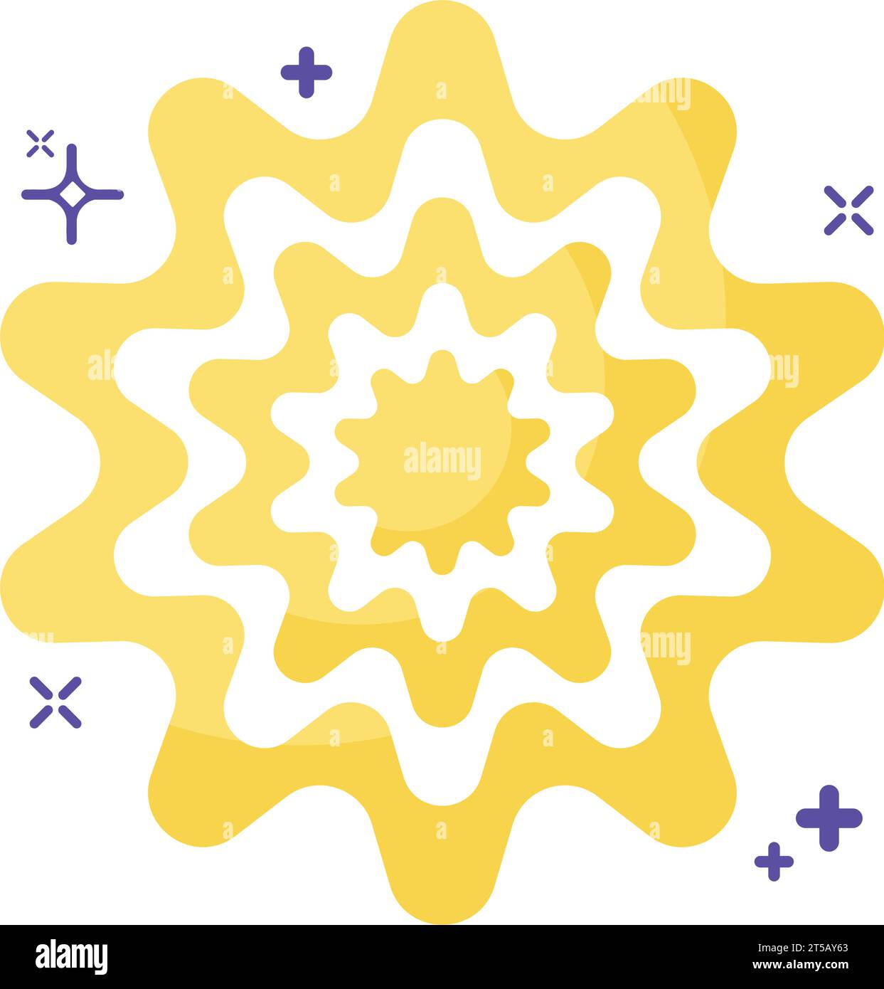 Isolated golden star shape icon Vector Stock Vector Image & Art - Alamy