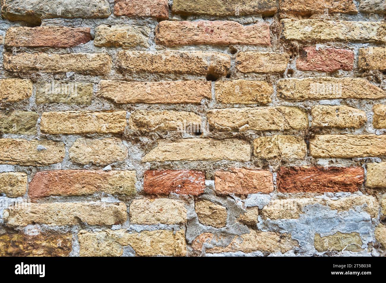 Old brick wall. Grunge background. Bric. Rustic style Stock Photo