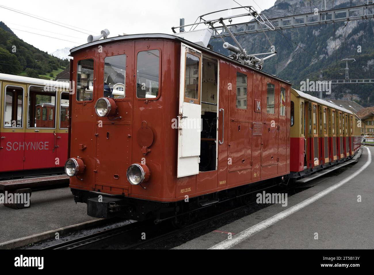 class He 2/2;electric locomotive;14;schynige platte railway;wilderswil ...