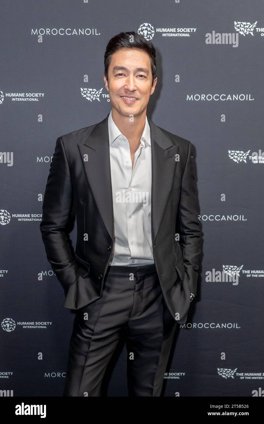 New York, New York, USA. 3rd Nov, 2023. (NEW) The Humane Society's To The Rescue! Gala. November 3rd, 2023, New York, New York, USA: Daniel Henney attends The Humane Society's To The Rescue! Gala at Cipriani 42nd Street on November 03, 2023 in New York City. (Credit: M10s/TheNews2) (Foto: M10s/Thenews2/Zumapress) (Credit Image: © Ron Adar/TheNEWS2 via ZUMA Press Wire) EDITORIAL USAGE ONLY! Not for Commercial USAGE! Stock Photo