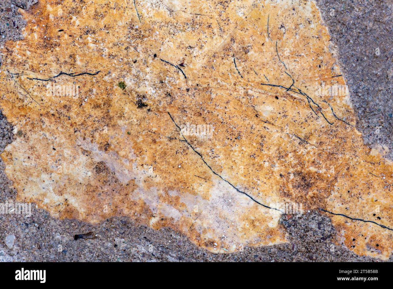 Colours, textures and patterns on a natural stone. Stone background. Stock Photo