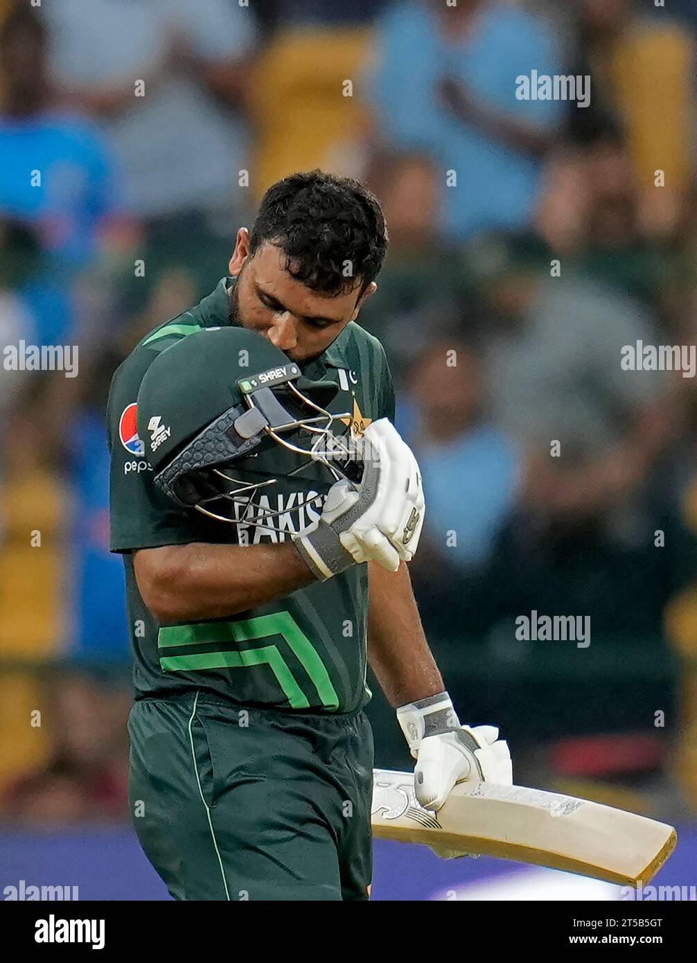 Pakistan s Fakhar Zaman Kisses His Helmet To Celebrate Scoring A pakistan-s-fakhar-zaman-kisses-his-helmet-to-celebrate-scoring-a