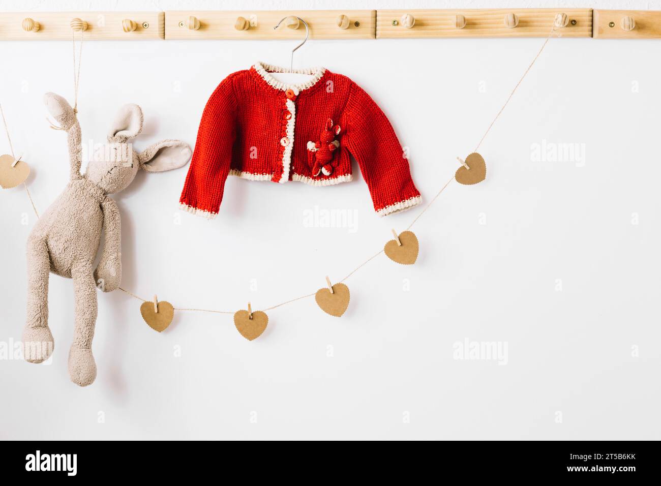 Baby jacket plush toy Stock Photo Alamy