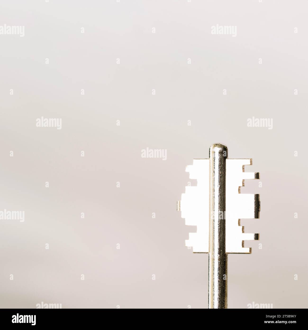 Close up metal key Stock Photo Alamy