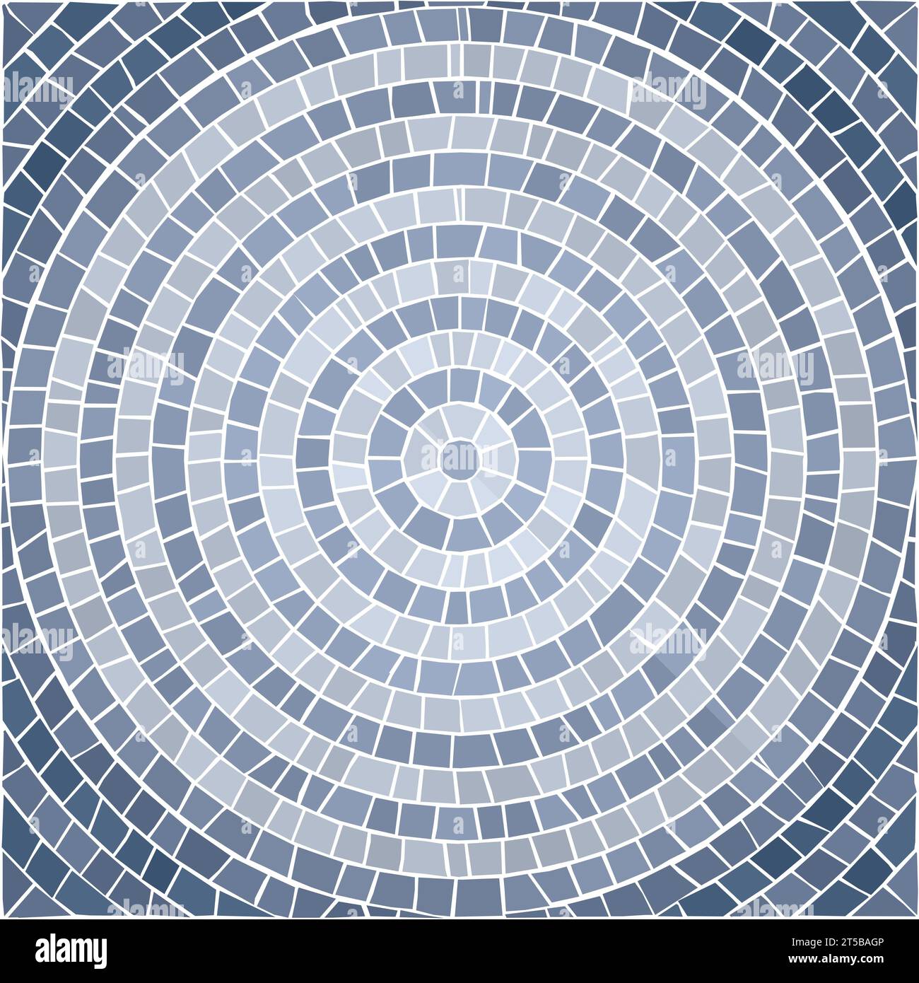Mosaic tile vector template, seamless pattern Stock Photo