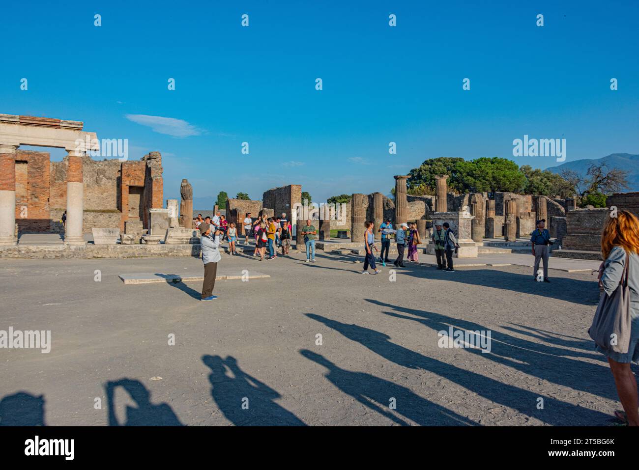 The Civil Forum, Pompeii Stock Photo