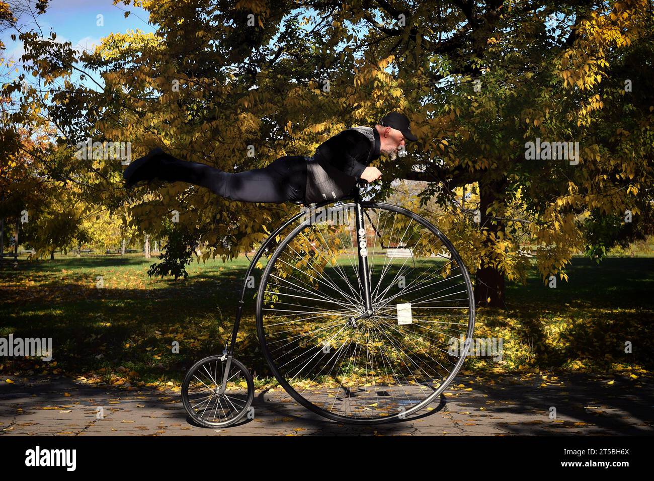 Prague, Czech Republic. 4th Nov, 2023. Enthusiasts dressed in ...