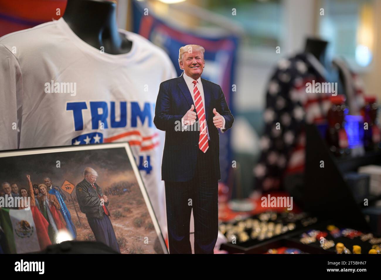 Items featuring the likeness of former president donald trump are
