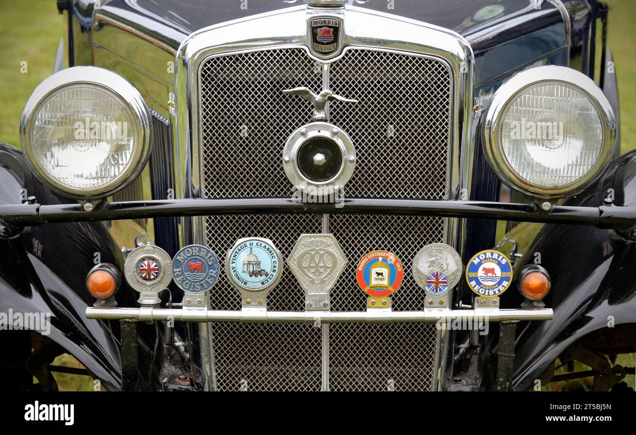 vintage morris 10 saloon car bungay suffolk england Stock Photo