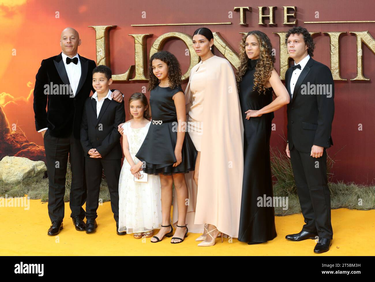Vin Diesel And Paloma Jimenez With Family Attend The Lion King Vin Diesel And Paloma Jimenez With Family Attend The Lion King