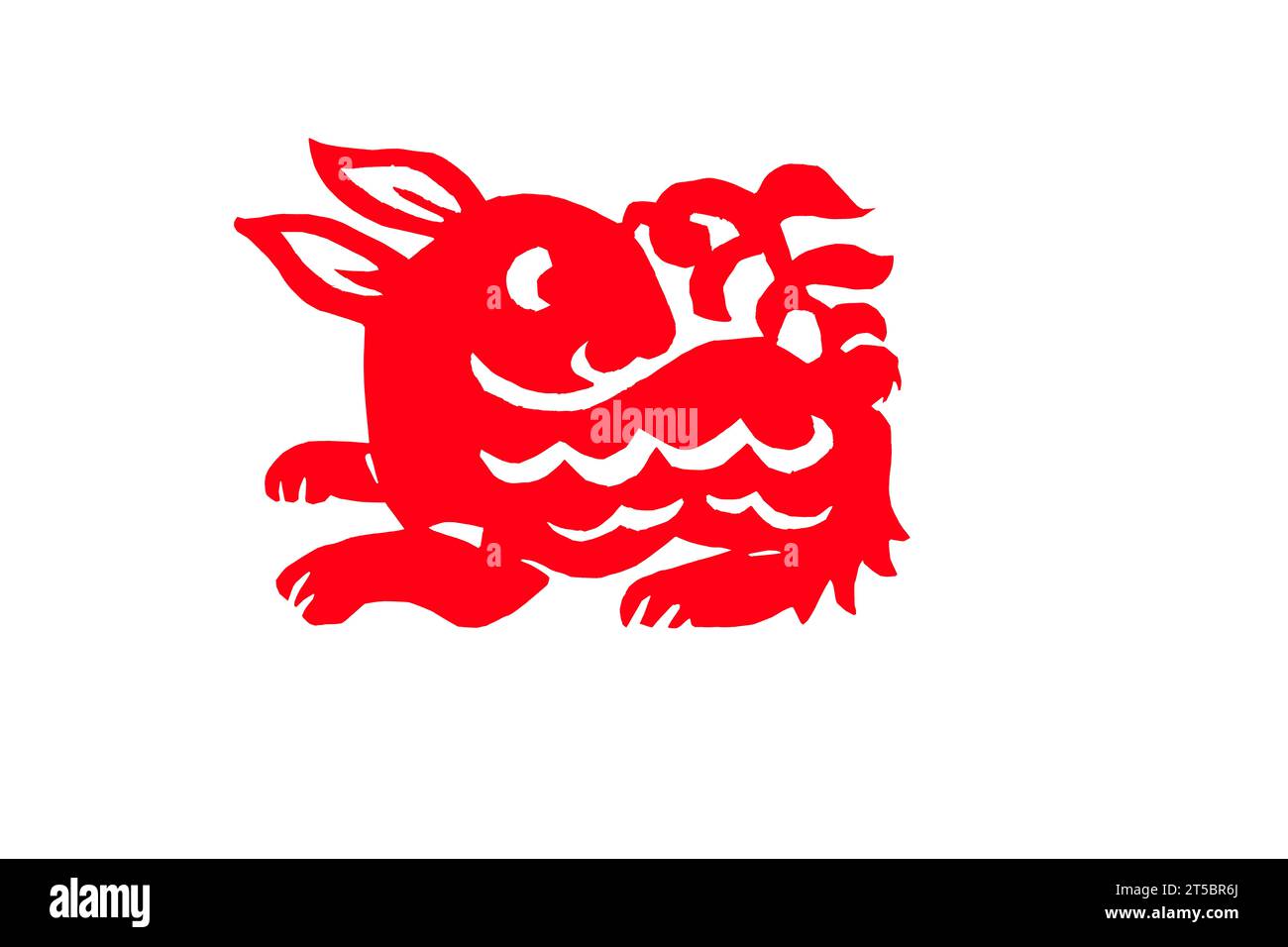 Chinese paper cut rabbit hi-res stock photography and images - Alamy
