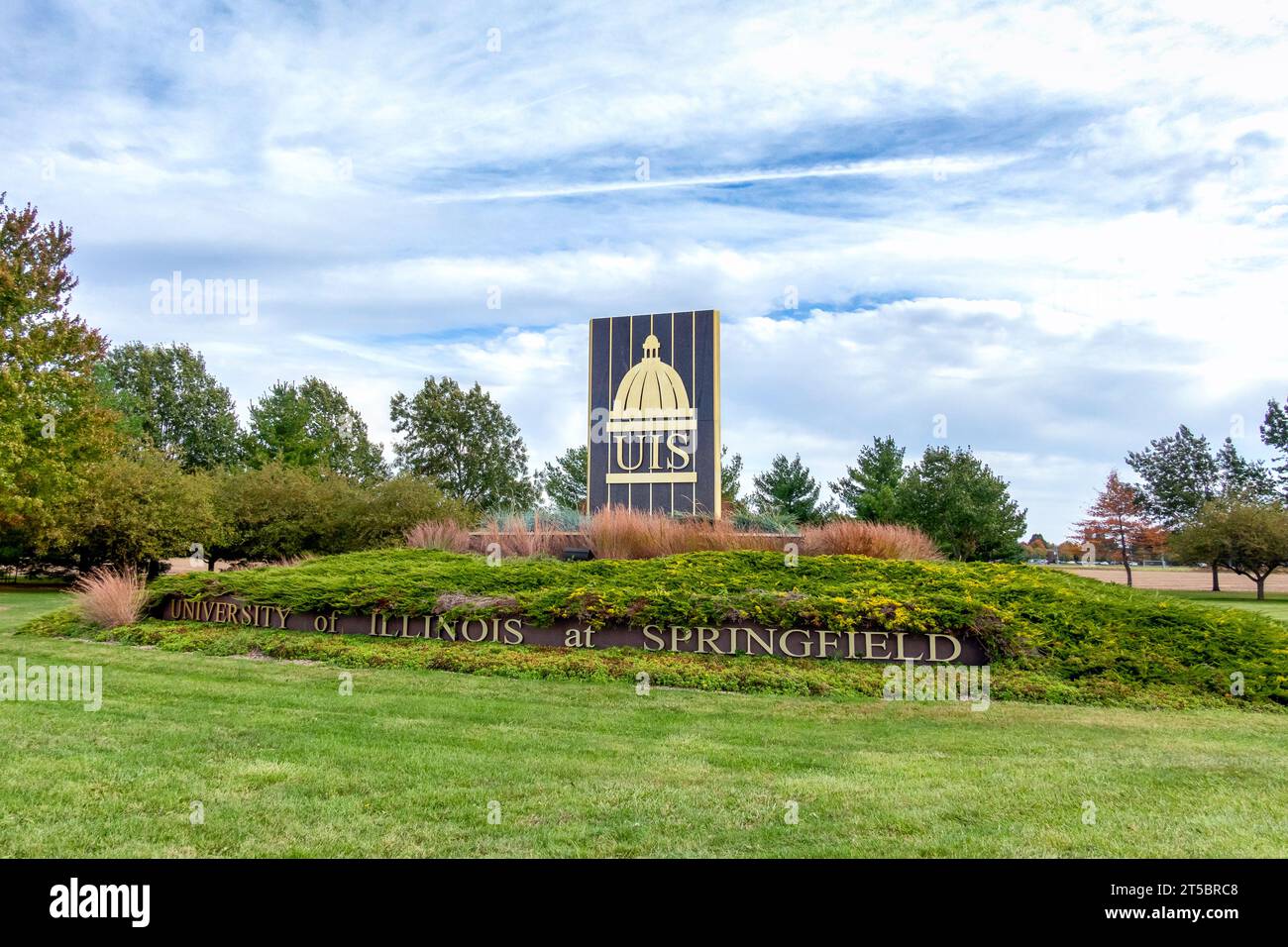 Springfield il usa october 18 2023 entrance to the campus of the