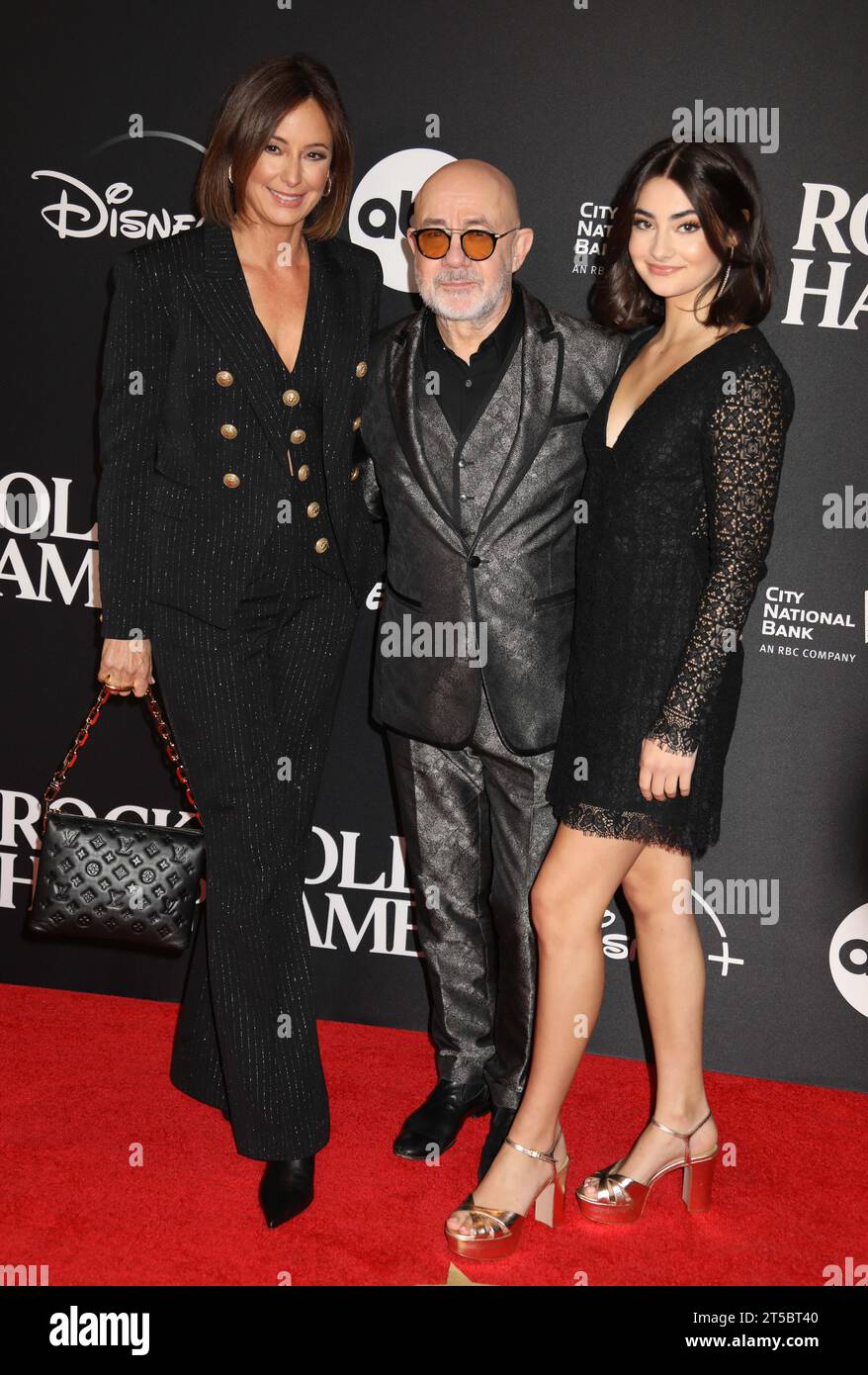 November 3, 2023, Brooklyn, New York, USA Songwriter BERNIE TAUPIN with his wife HEATHER TAUPIN