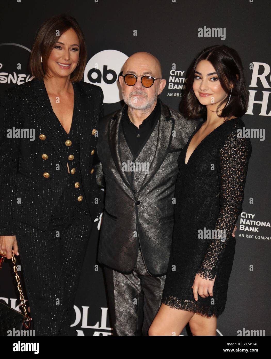 November 3, 2023, Brooklyn, New York, USA Songwriter BERNIE TAUPIN with his wife HEATHER TAUPIN