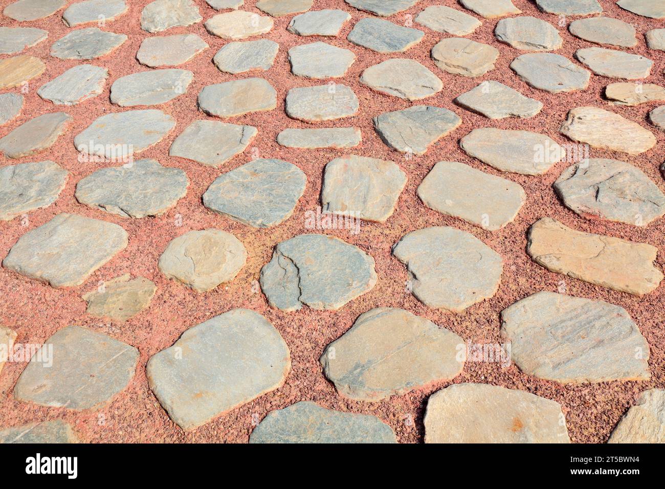 Rock paved ground Stock Photo - Alamy