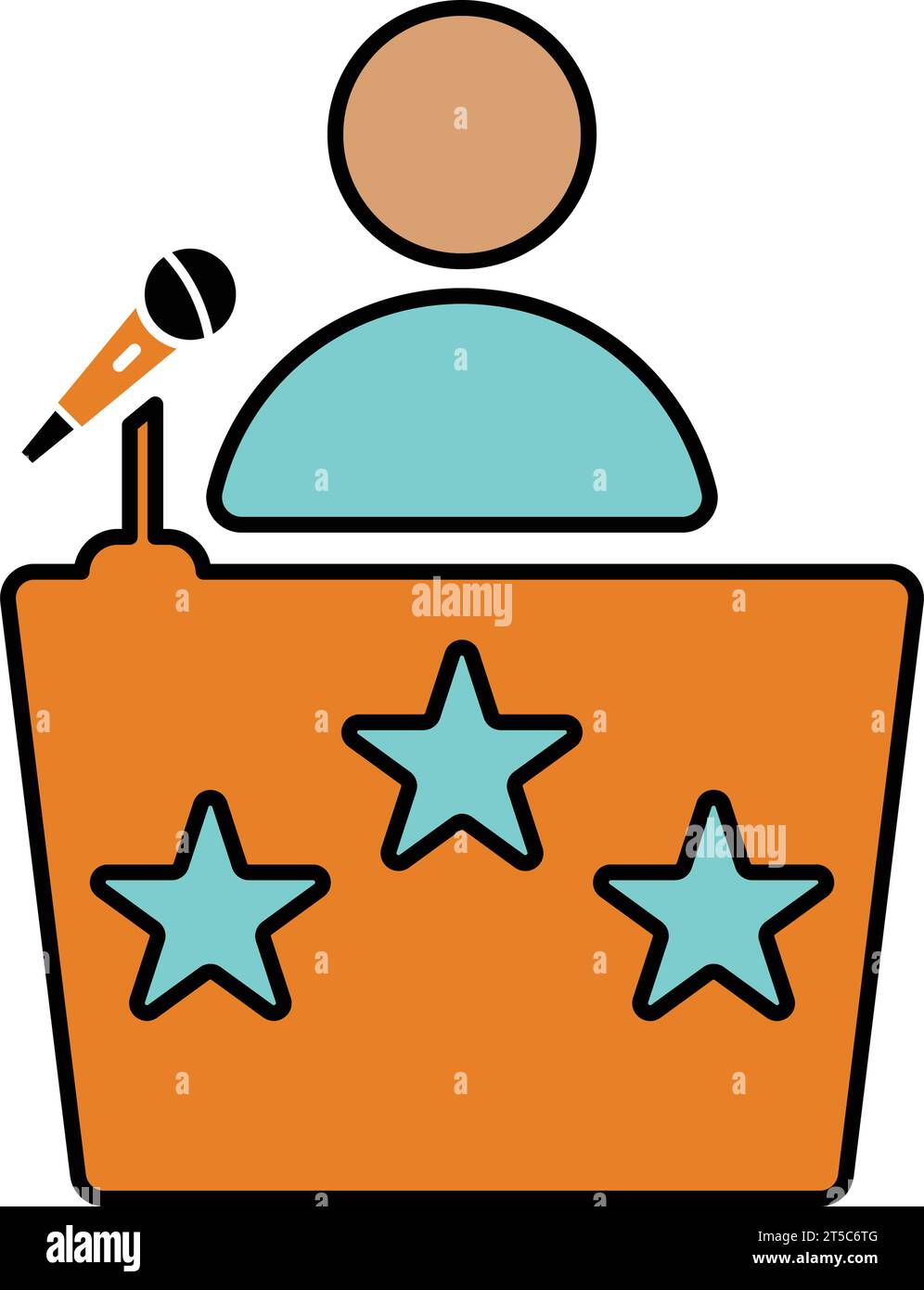 Speaker, Spokesperson, Speak Icon. Simple Flat. Simple vector ...