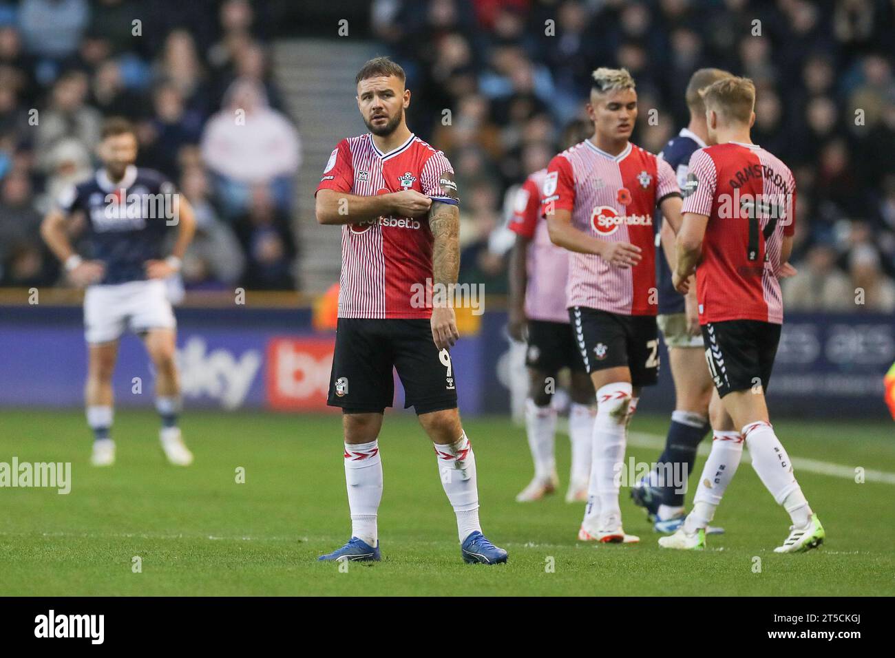 Millwall v Swansea City EFL Sky Bet Championship 30 09 2023. Millwall  defender Casper de Norre