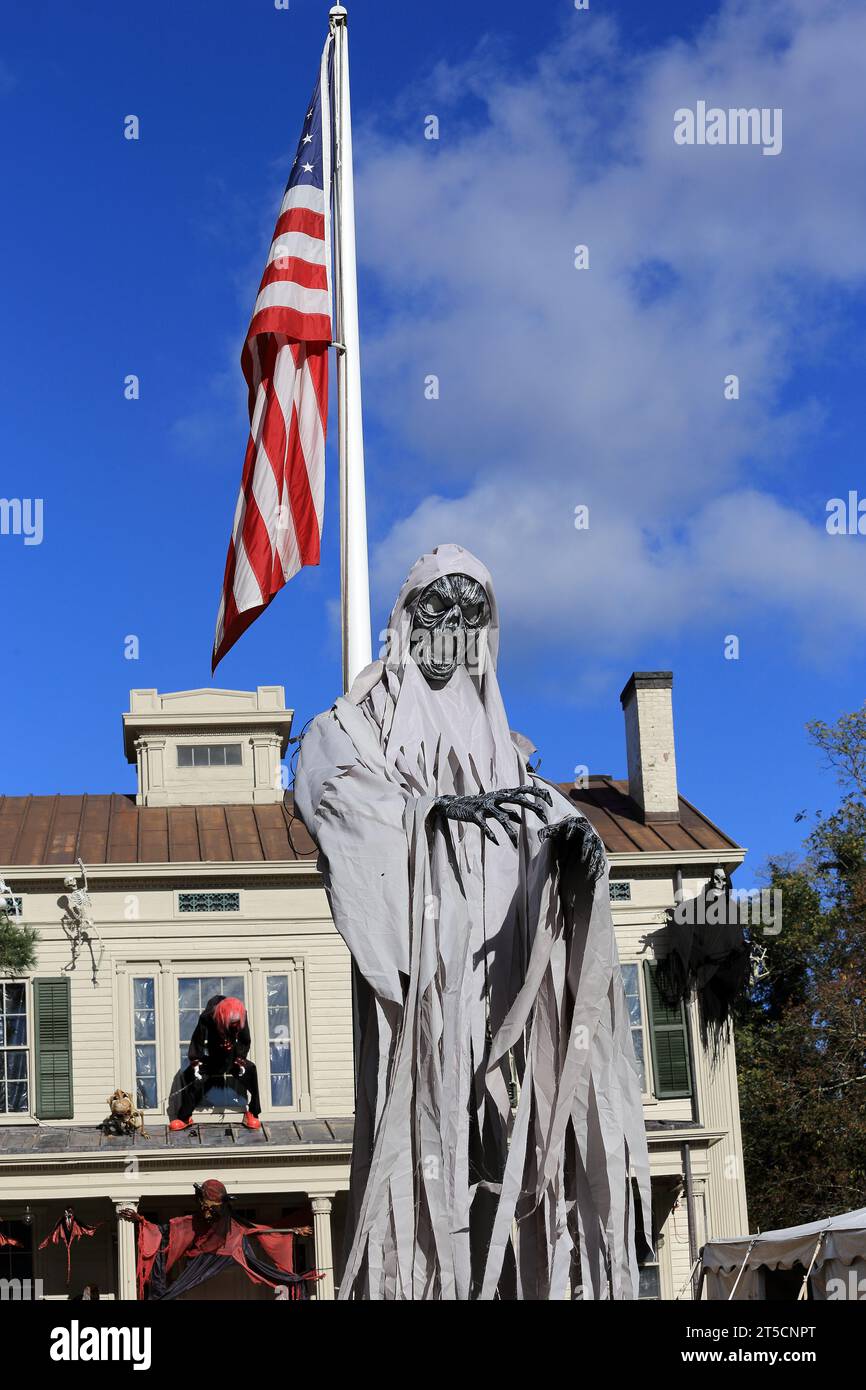 Halloween haunted house St. James Long Island NY Stock Photo Alamy