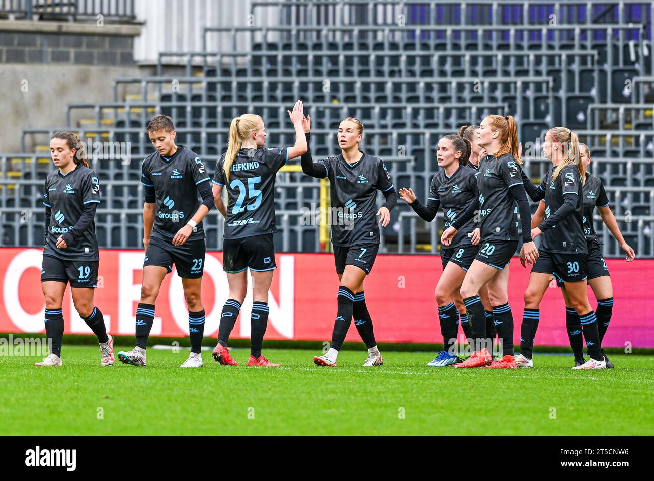 Anderlecht, Belgium. 04th Nov, 2023. Dilja Yr Zomers (7) of OHL scores