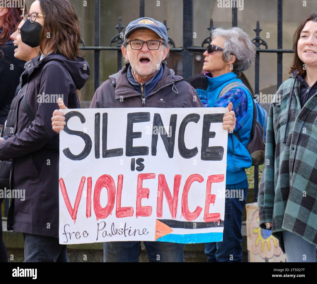The Silence in the Rally Crowd