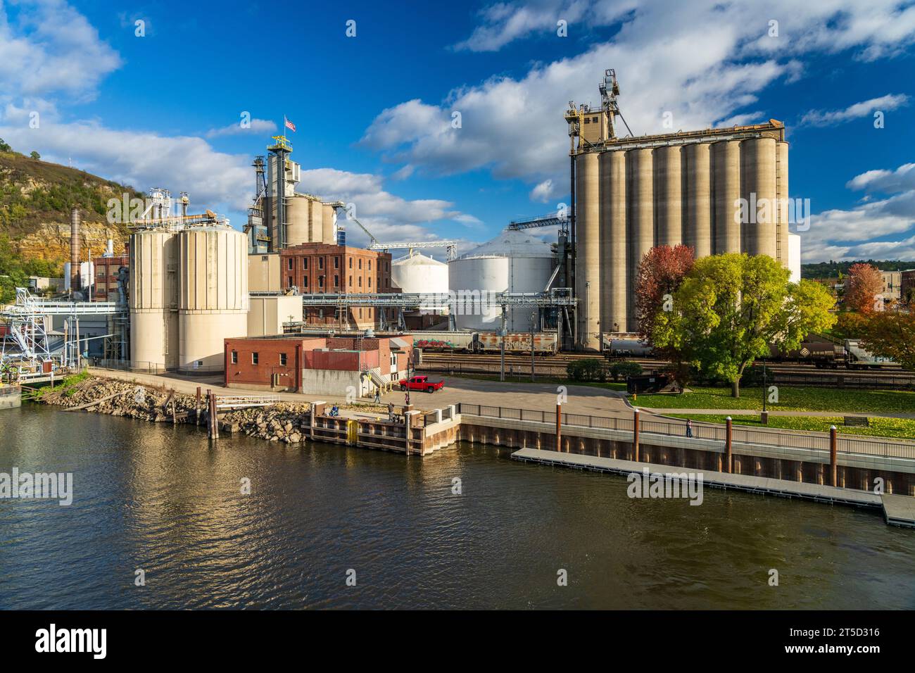 Red Wing, MN 15 October 2023 ADM food processing and storage plant