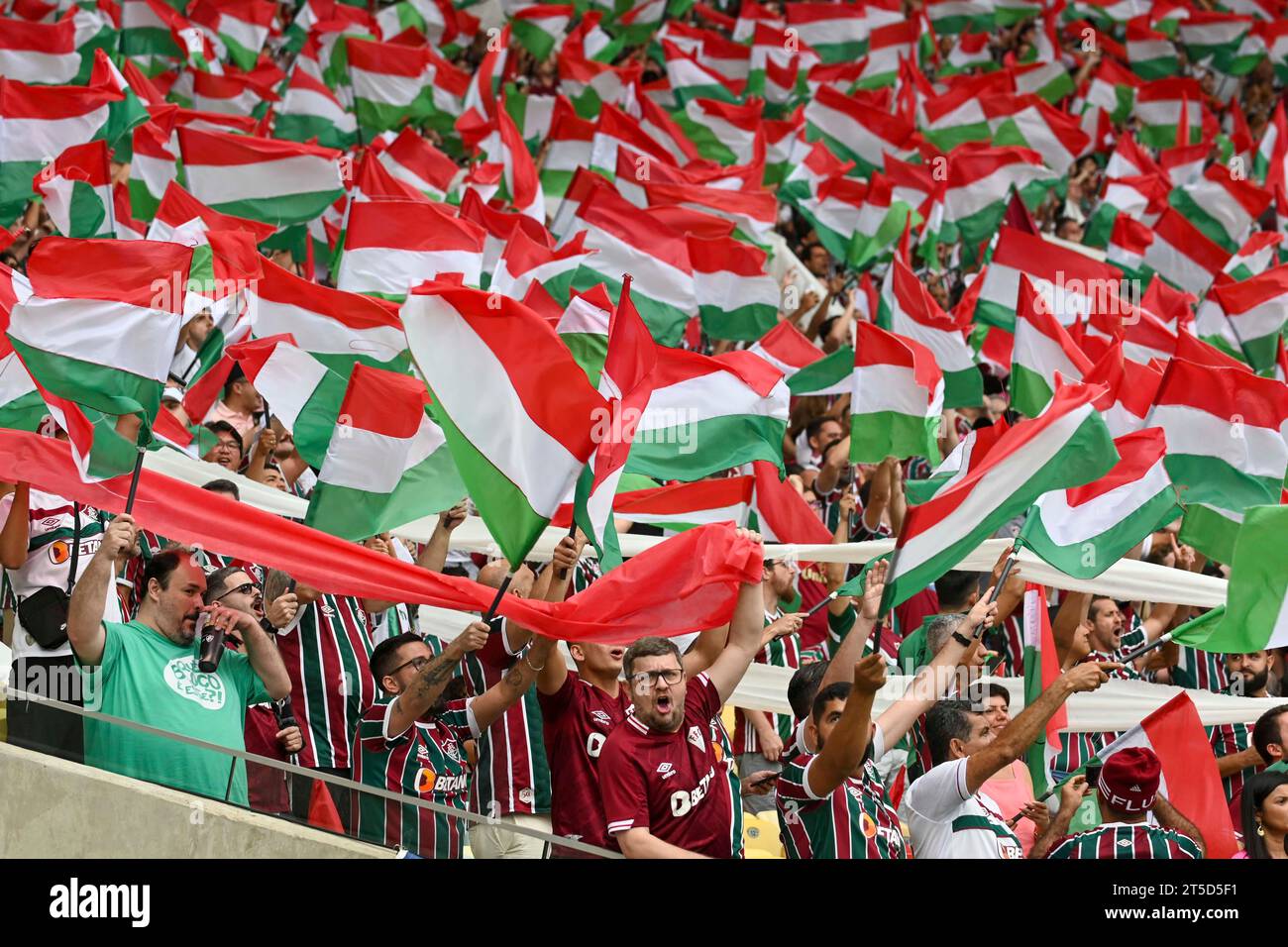 Rio De Janeiro Brazil 04th Nov 2023 Tricolor Fans During The Copa Rio De Janeiro Brazil 04th Nov 2023 Tricolor Fans During The Copa