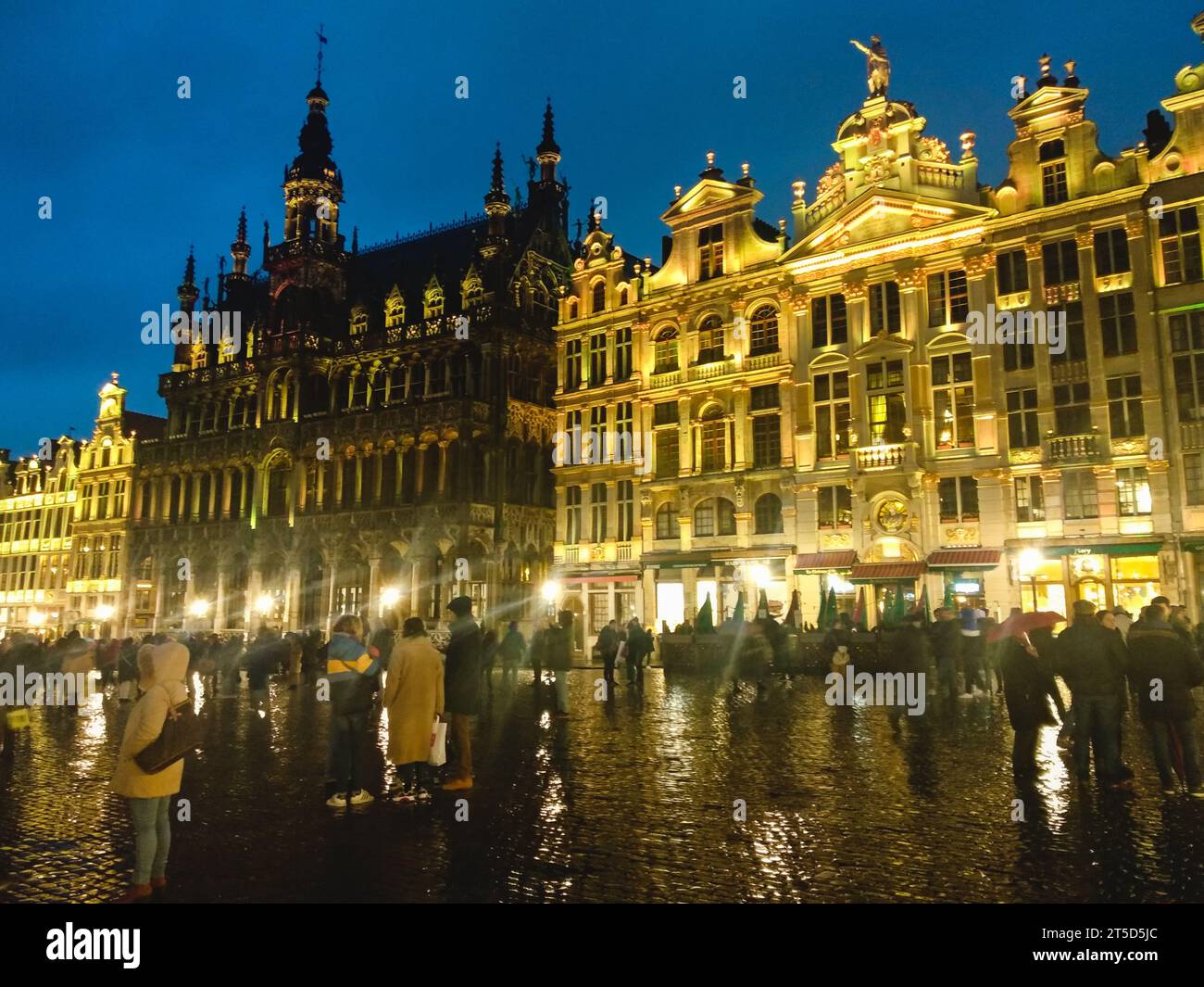Brussels city is the capital of Belgium for holidays all year round, with many ancient monuments and excellent climate, Brussels city, Belgium, 02-10- Stock Photo