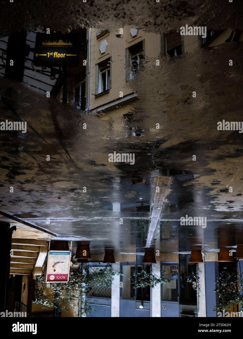 Budapest reflecting Vibes Stock Photo