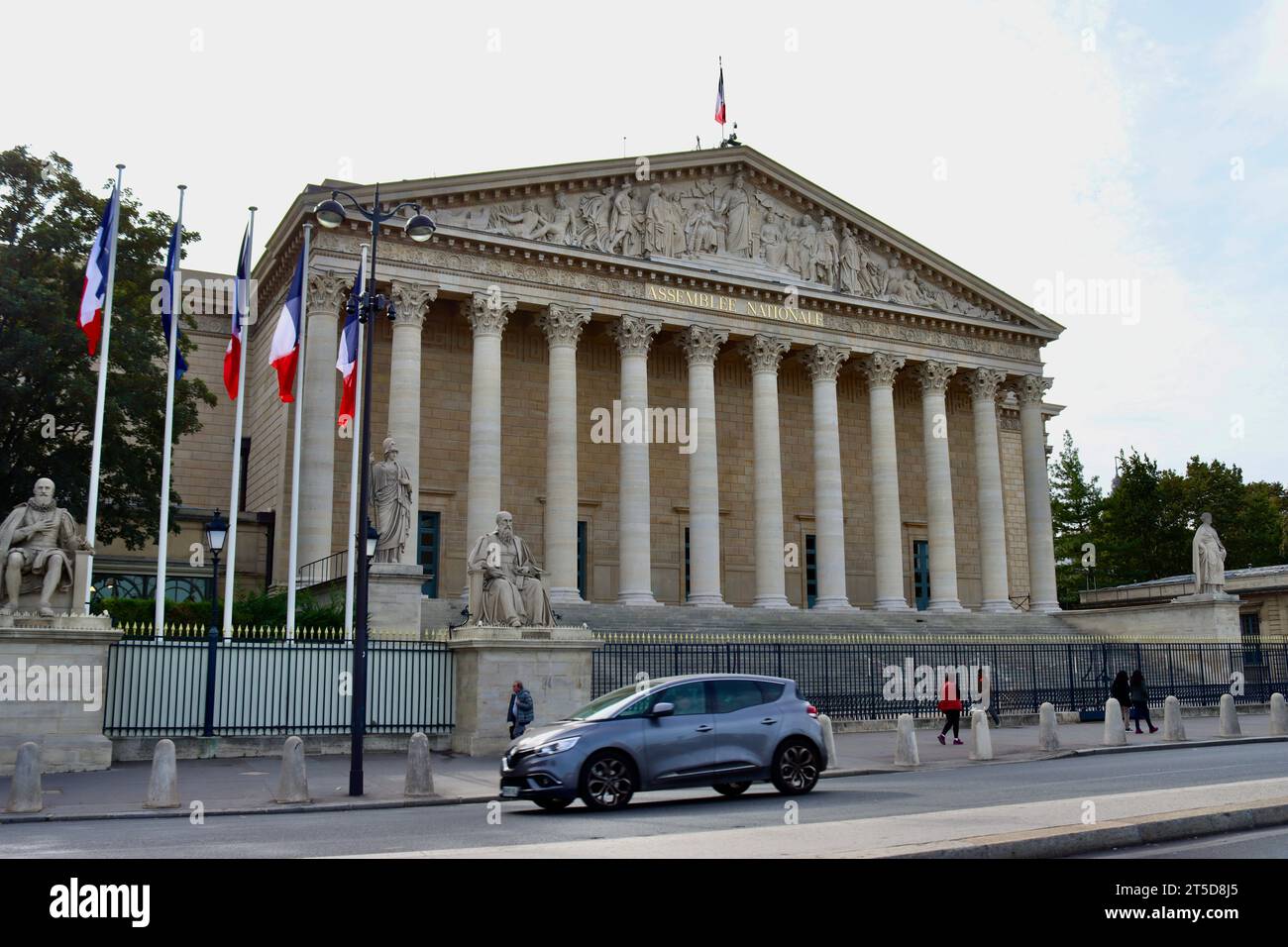 Palais Bourbon, the official seat of The French National Assembly