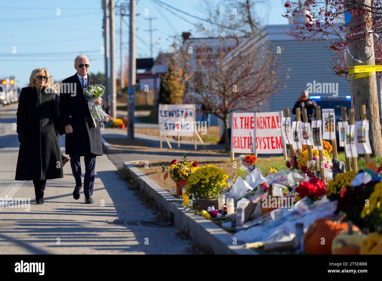Lewiston, United States. 03rd Nov, 2023. U.S. President Joe Biden
