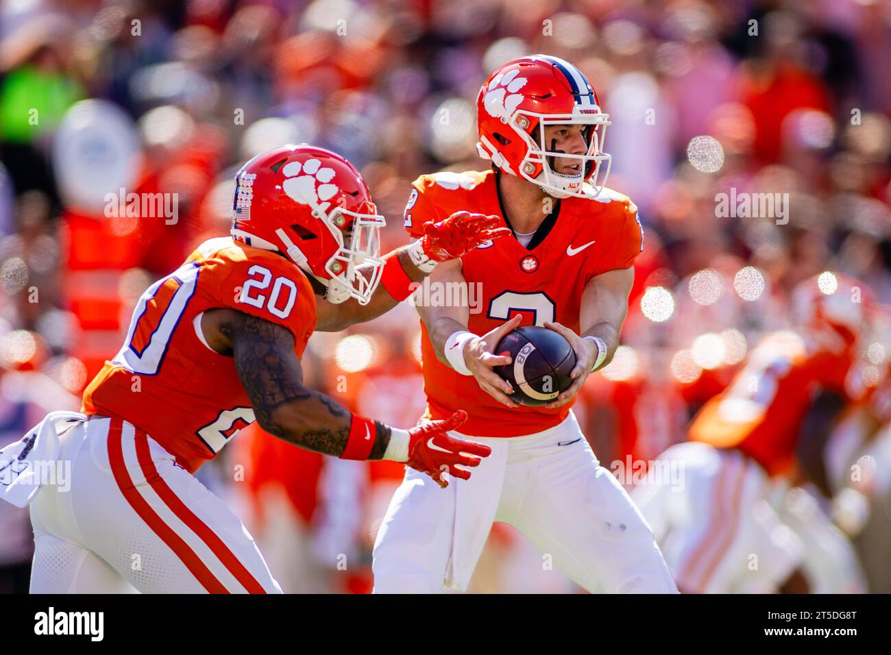 Clemson, SC, USA. 4th Nov, 2023. Clemson Tigers running back Domonique