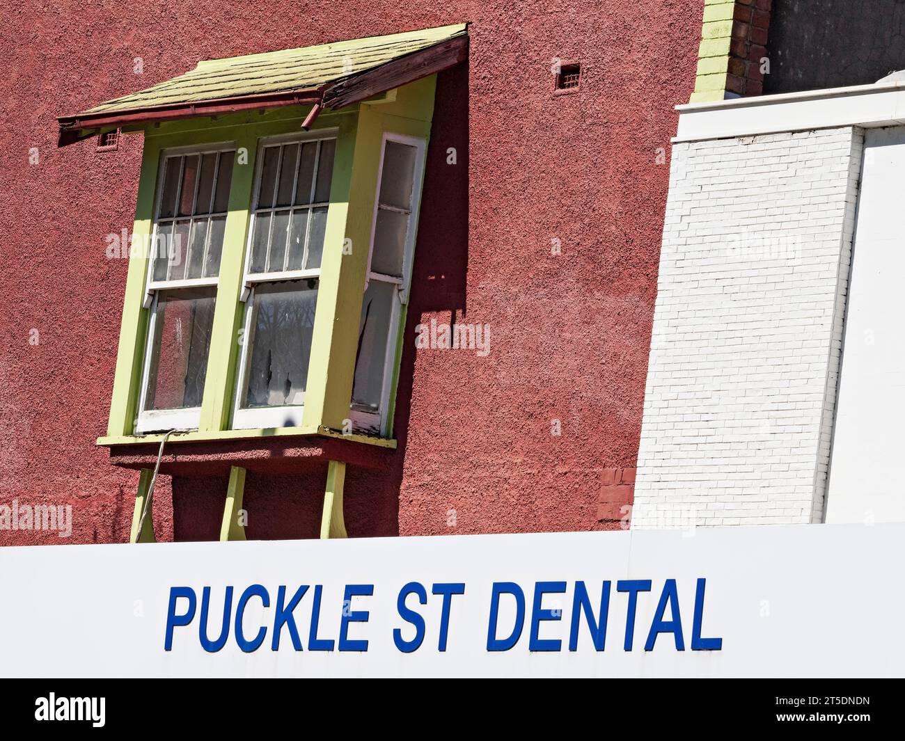 Melbourne Australia / Dentist Practice in Puckle Street; Moonee Ponds. Stock Photo