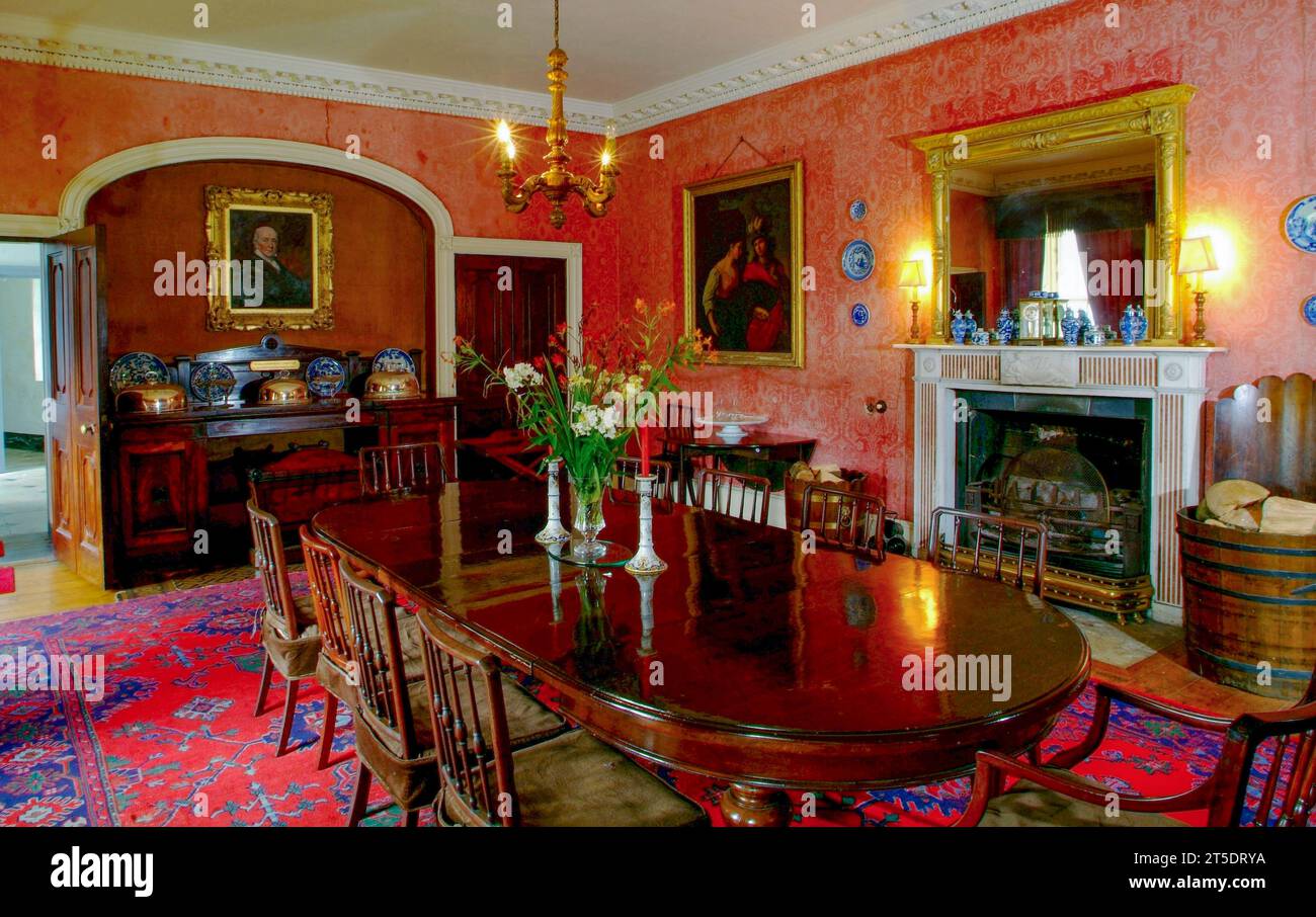 Strokestown Park House and Famine Museum ,18th Century Mansion, , County Roscommon, Ireland Stock Photo