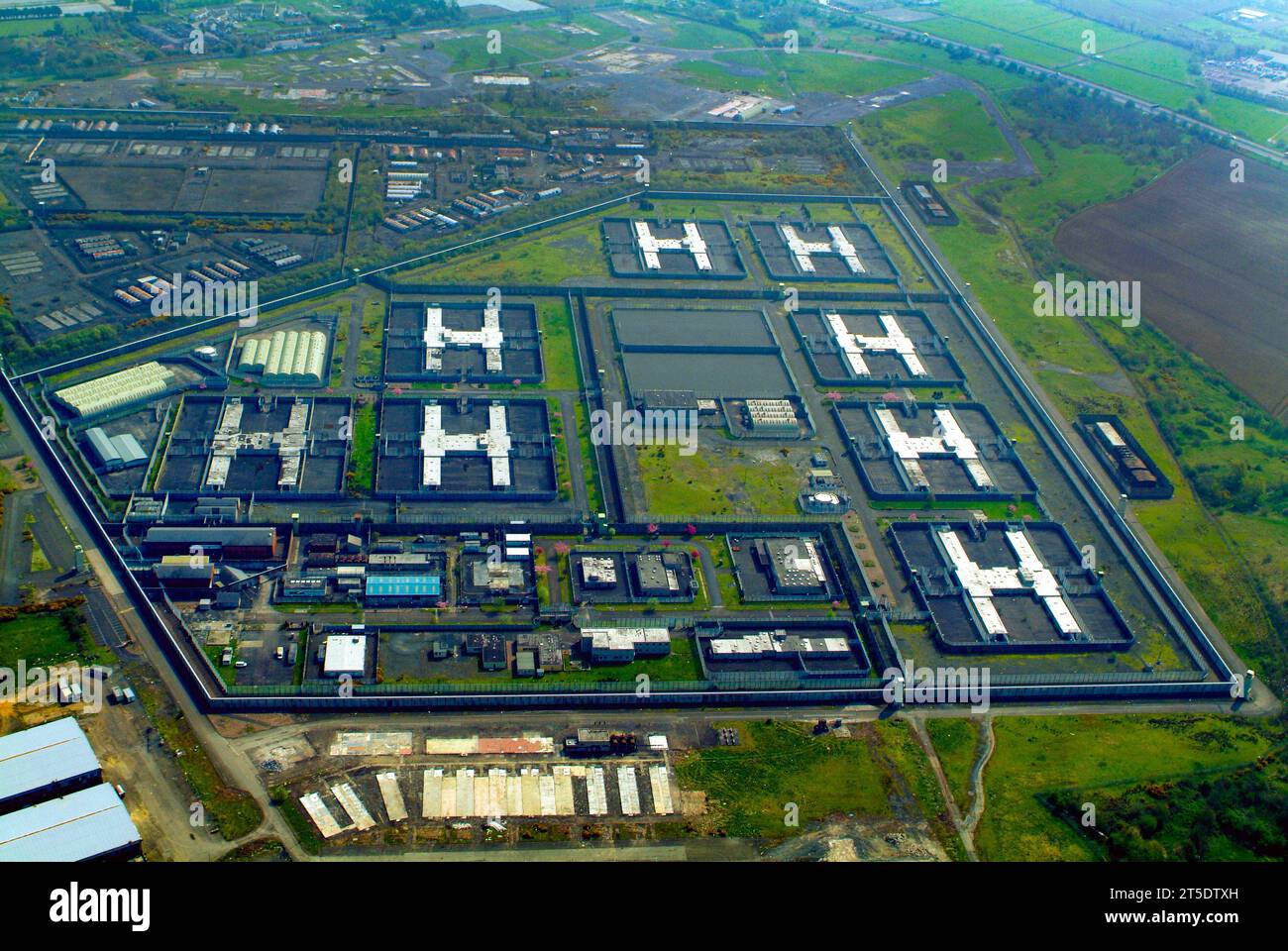 HM Prison Maze, Long Kesh, H Blocks, County Down, Northern Ireland Stock Photo