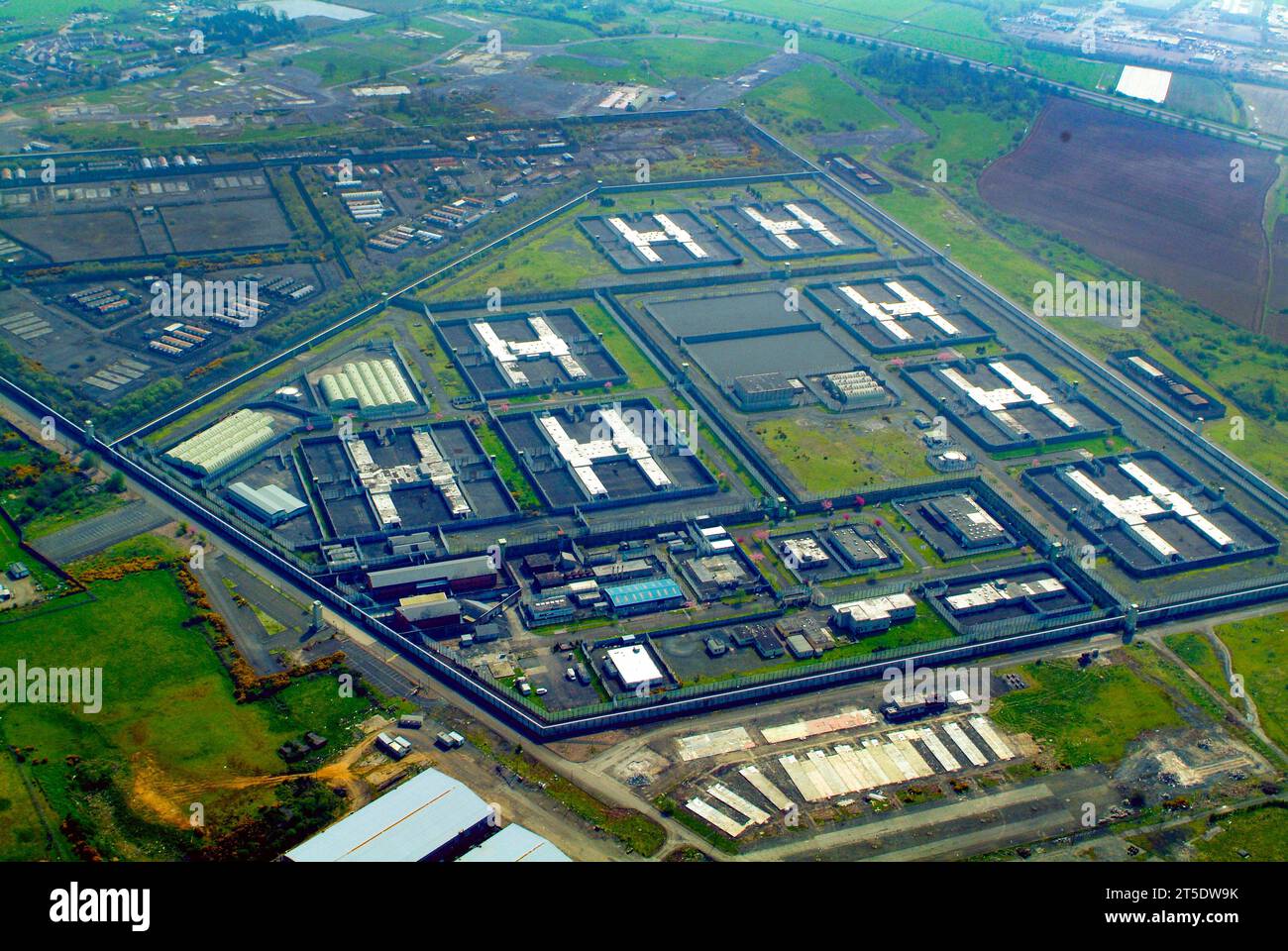 HM Prison Maze, Long Kesh, H Blocks, County Down, Northern Ireland Stock Photo