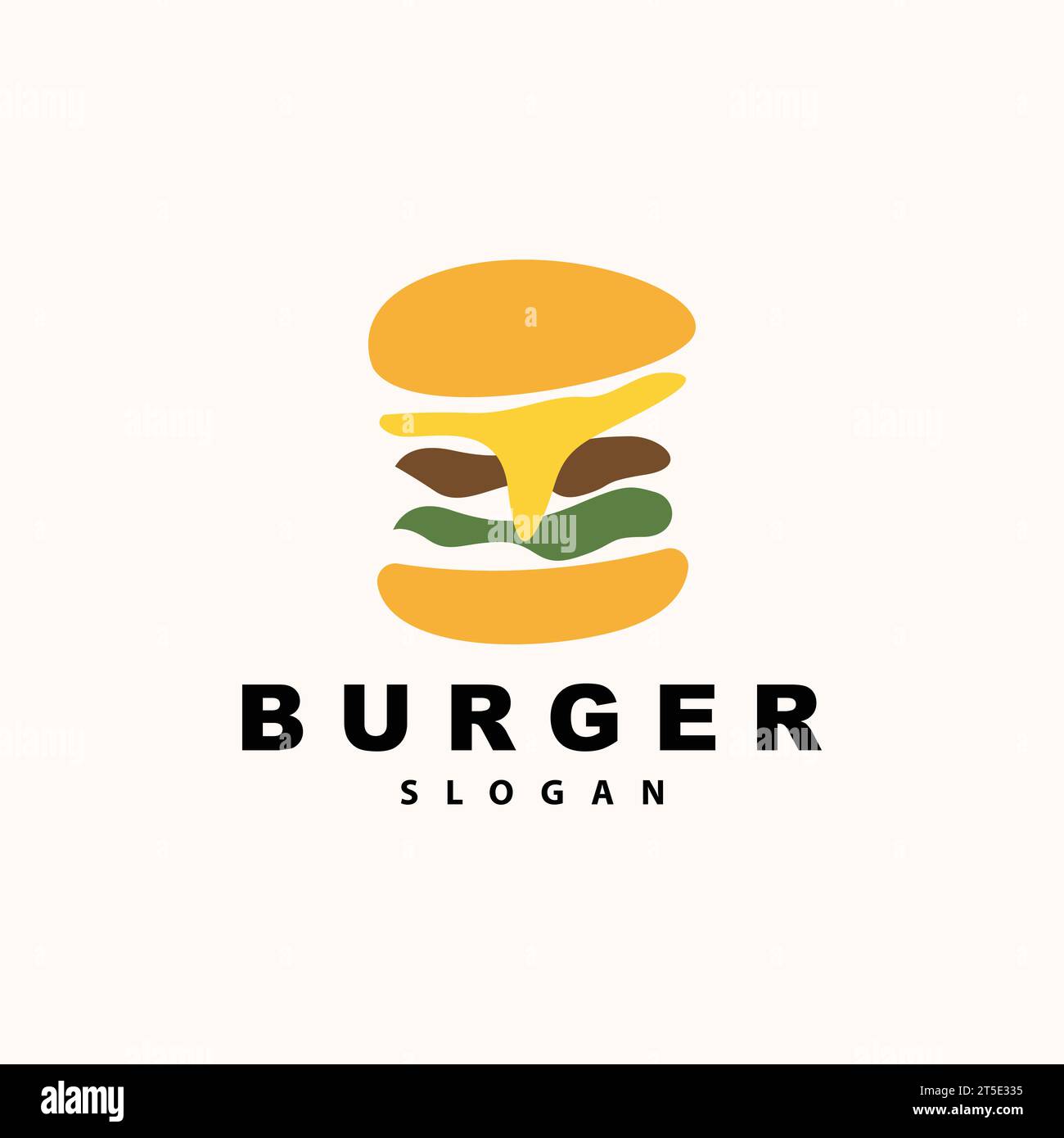 Burger Logo, Fast Food Design, Bread And Vegetables Vector, Fast Food ...