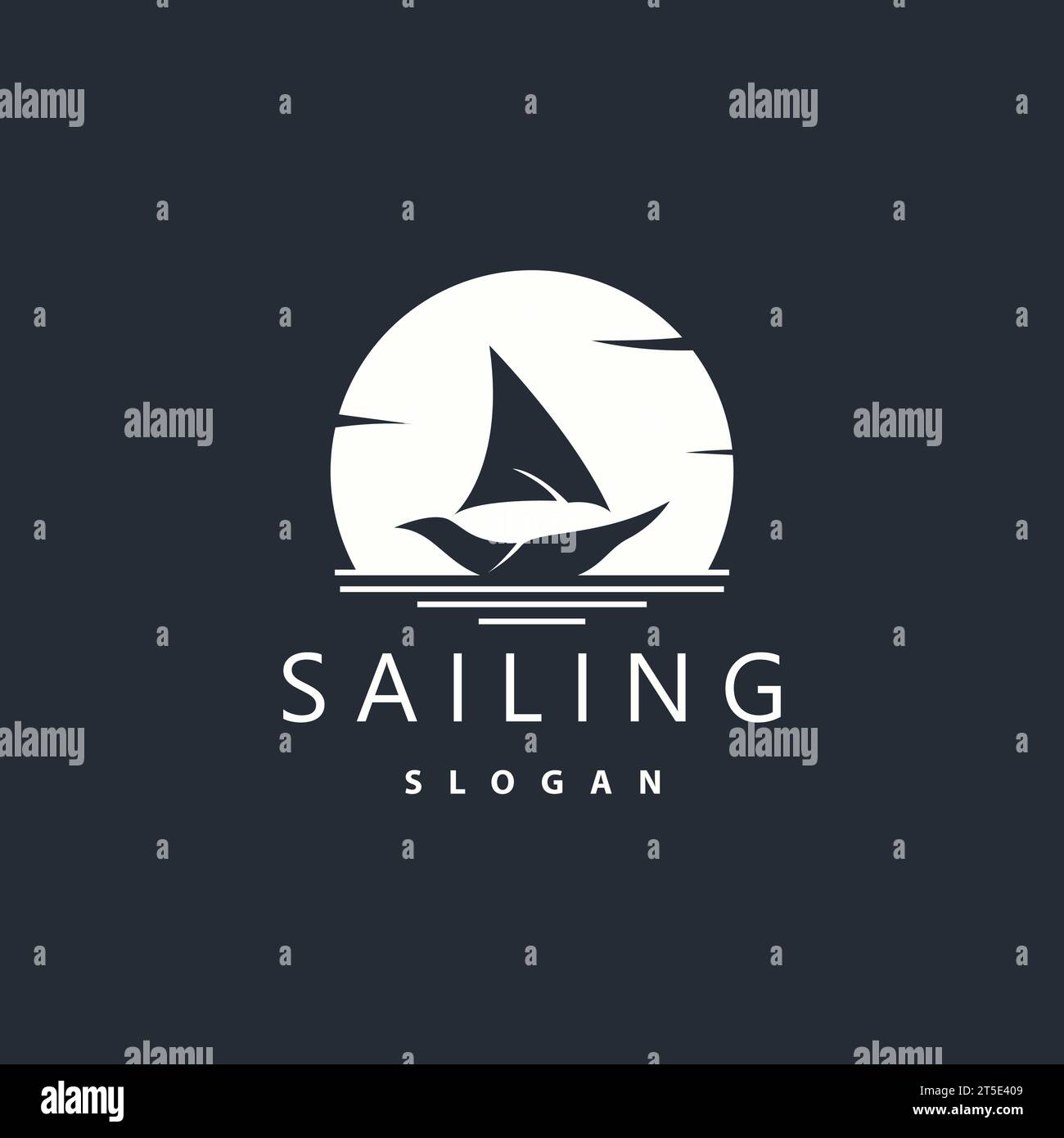 Sailboat Logo Design, Fishing Boat Illustration, Fishing Boat Company