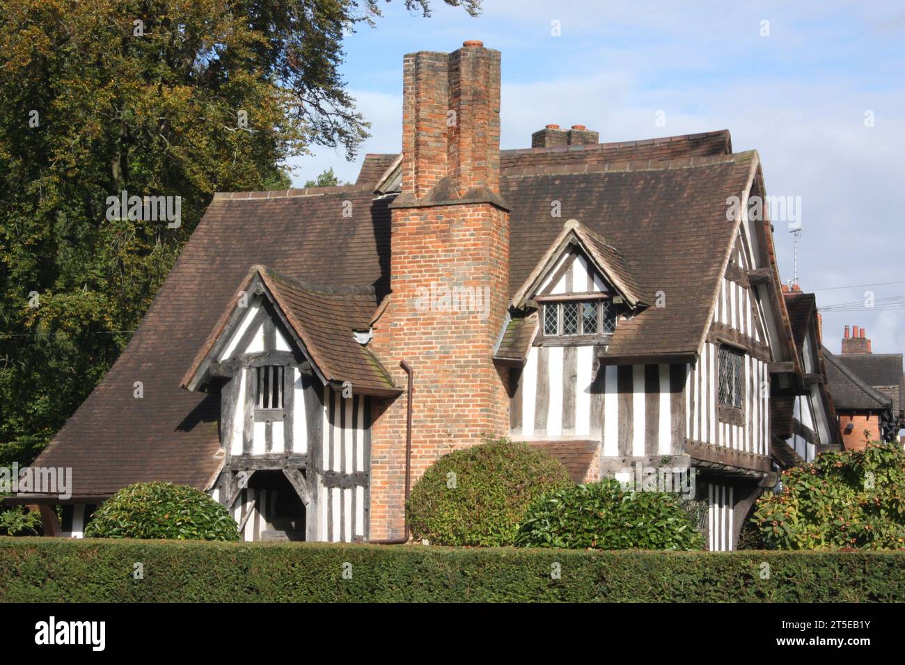 Selly Manor in Bournville Village, Birmingham Stock Photo
