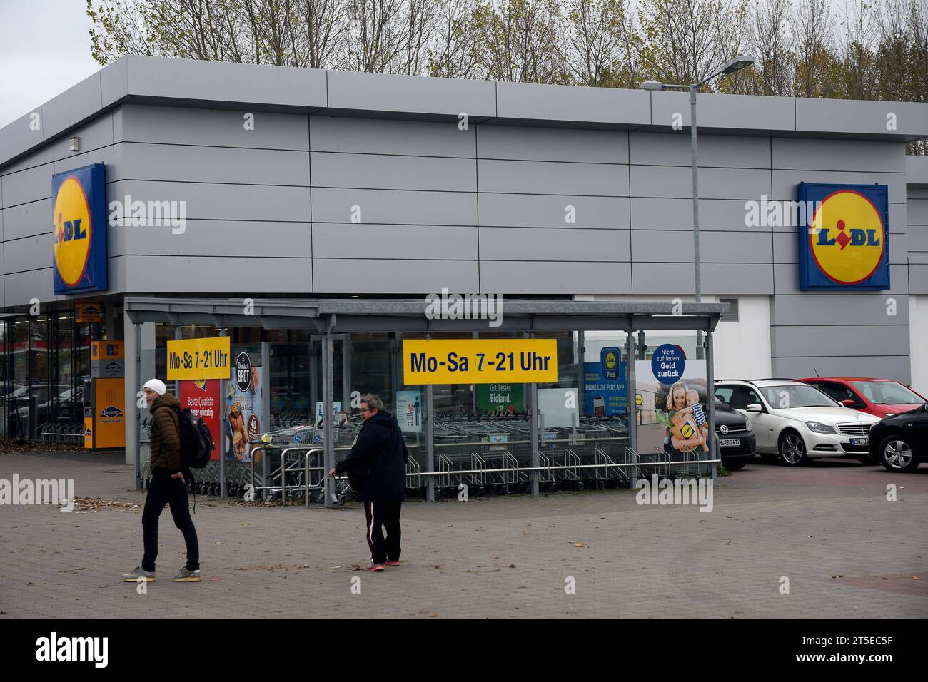 Burger/Fehmarn/Germany /04 November 2023/.Deutsche lidl grocery store