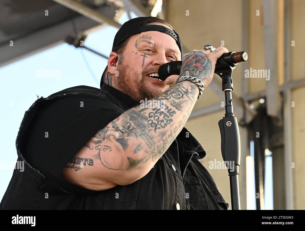 Antioch, USA. 04th Nov, 2023. Jelly Roll onstage at the “Biggest Toy