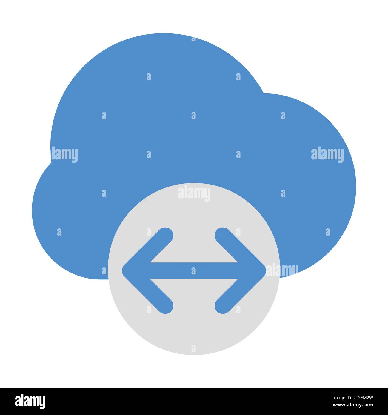 cloud database icon Stock Vector