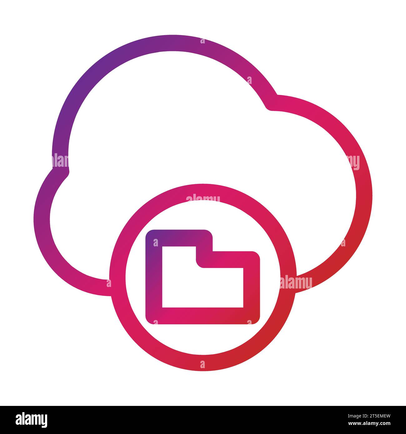 modern outline gradient cloud icon Stock Vector Image & Art - Alamy