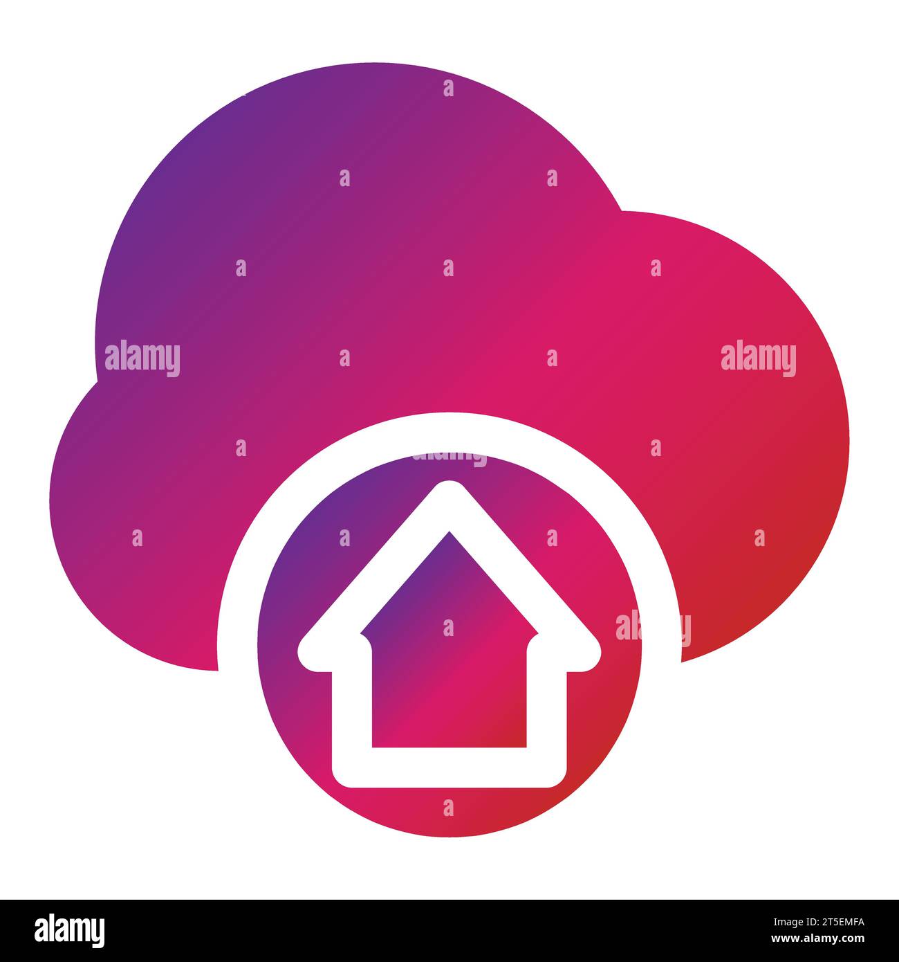 modern gradient cloud service icon Stock Vector Image & Art - Alamy