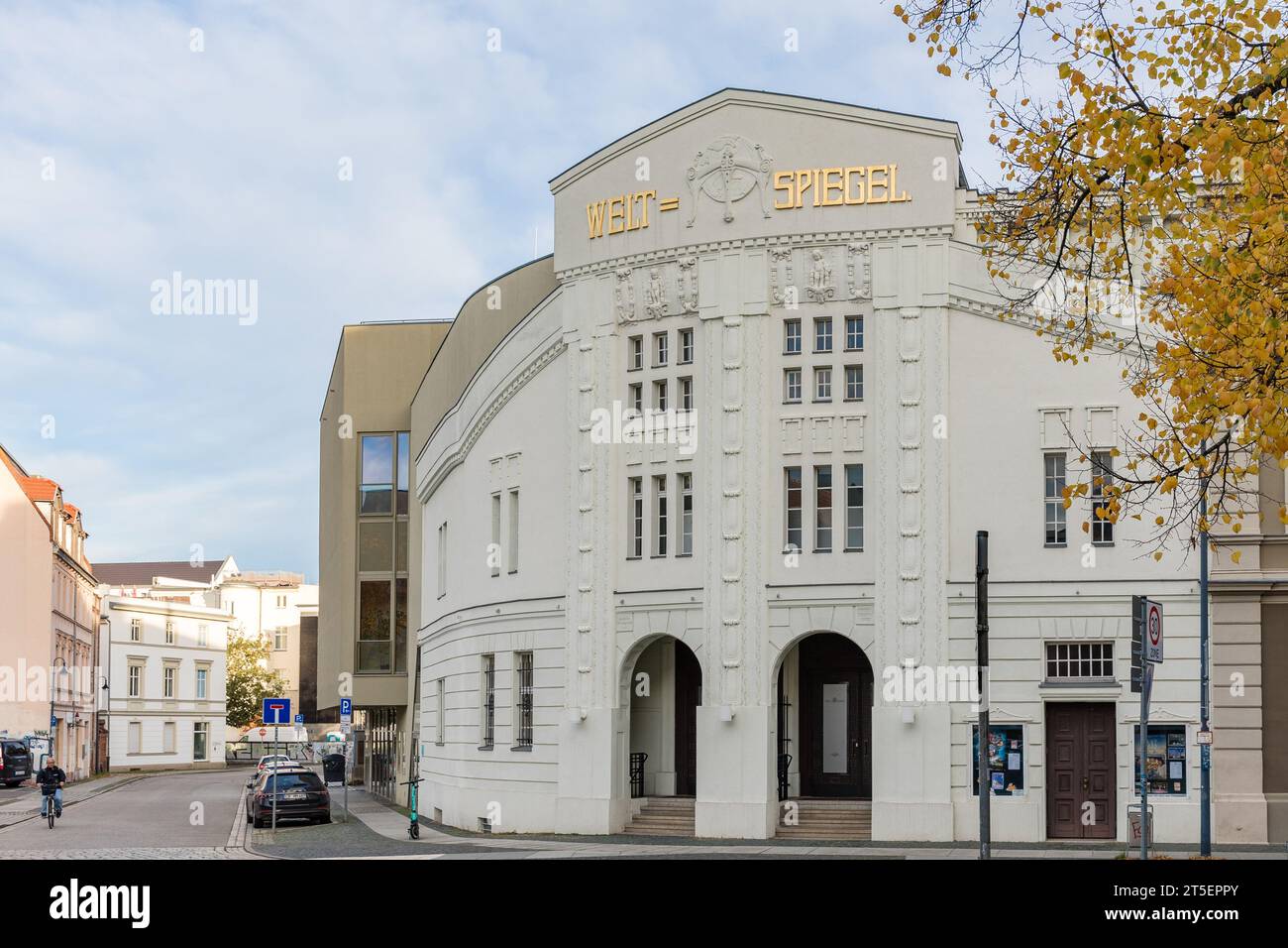 Cottbus, Germany. 02nd Nov, 2023. The "Weltspiegel" film theater is one ...