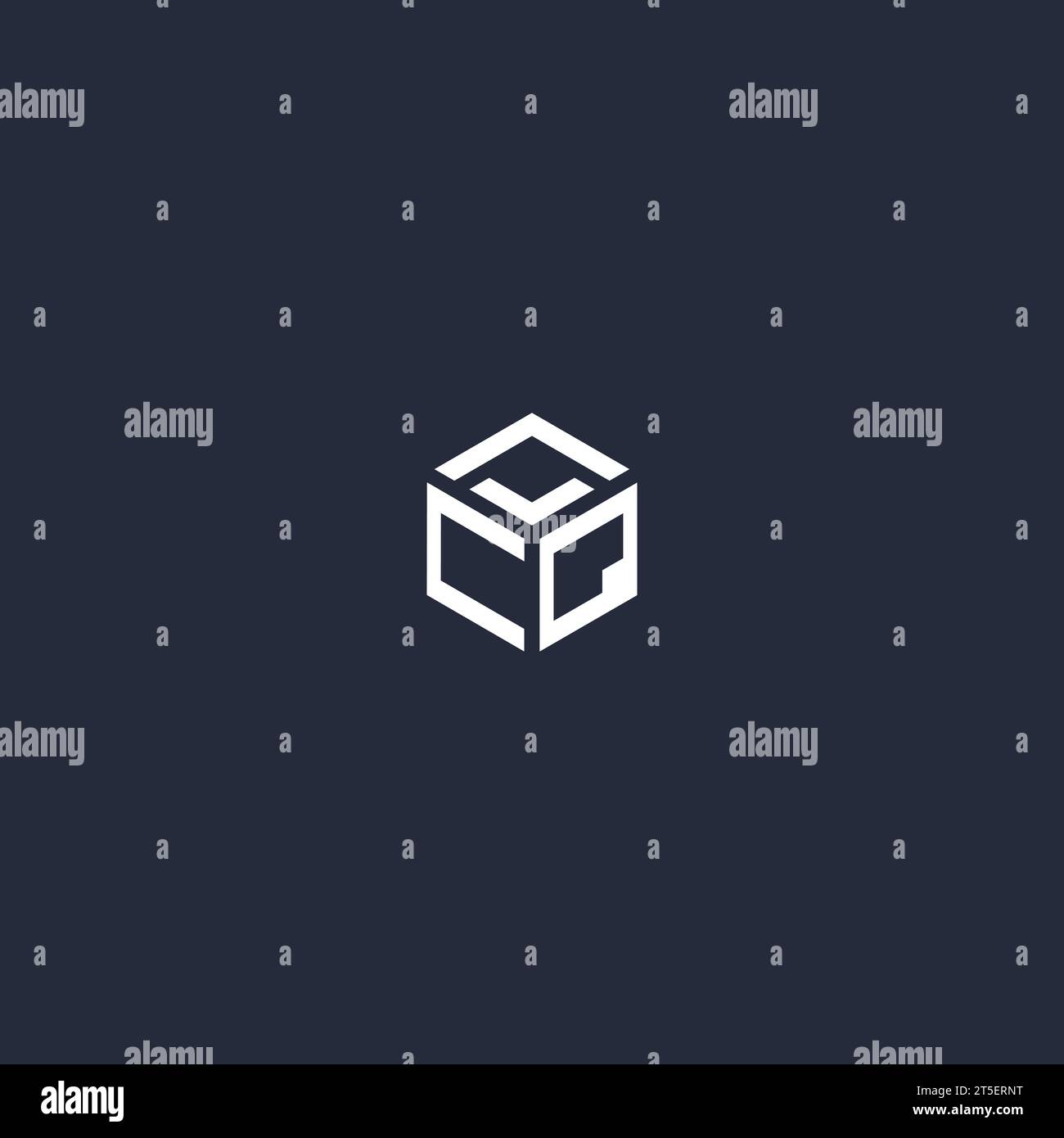 CQ initial hexagon logo design inspiration Stock Vector Image & Art - Alamy