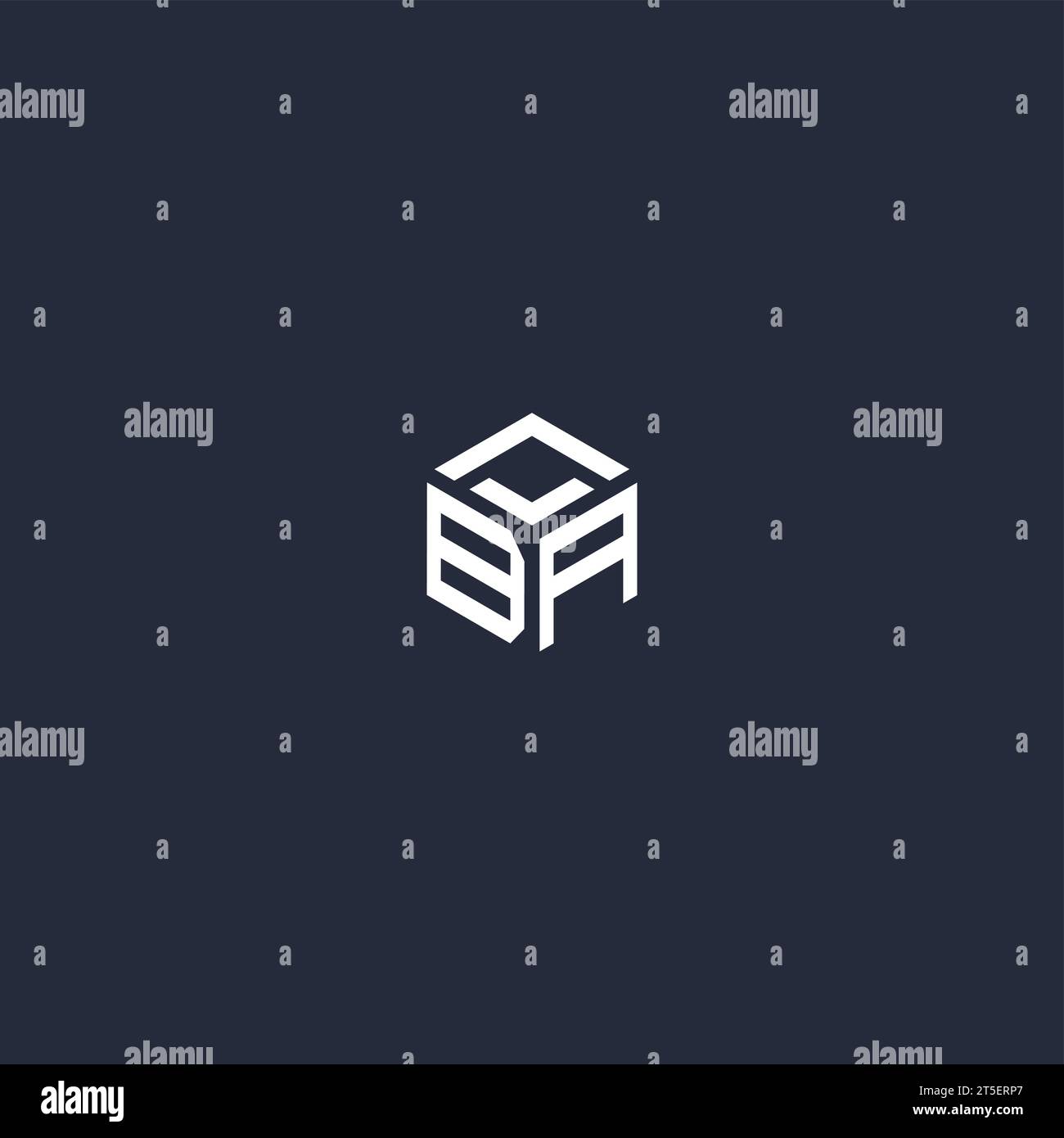 BA initial hexagon logo design inspiration Stock Vector Image & Art - Alamy