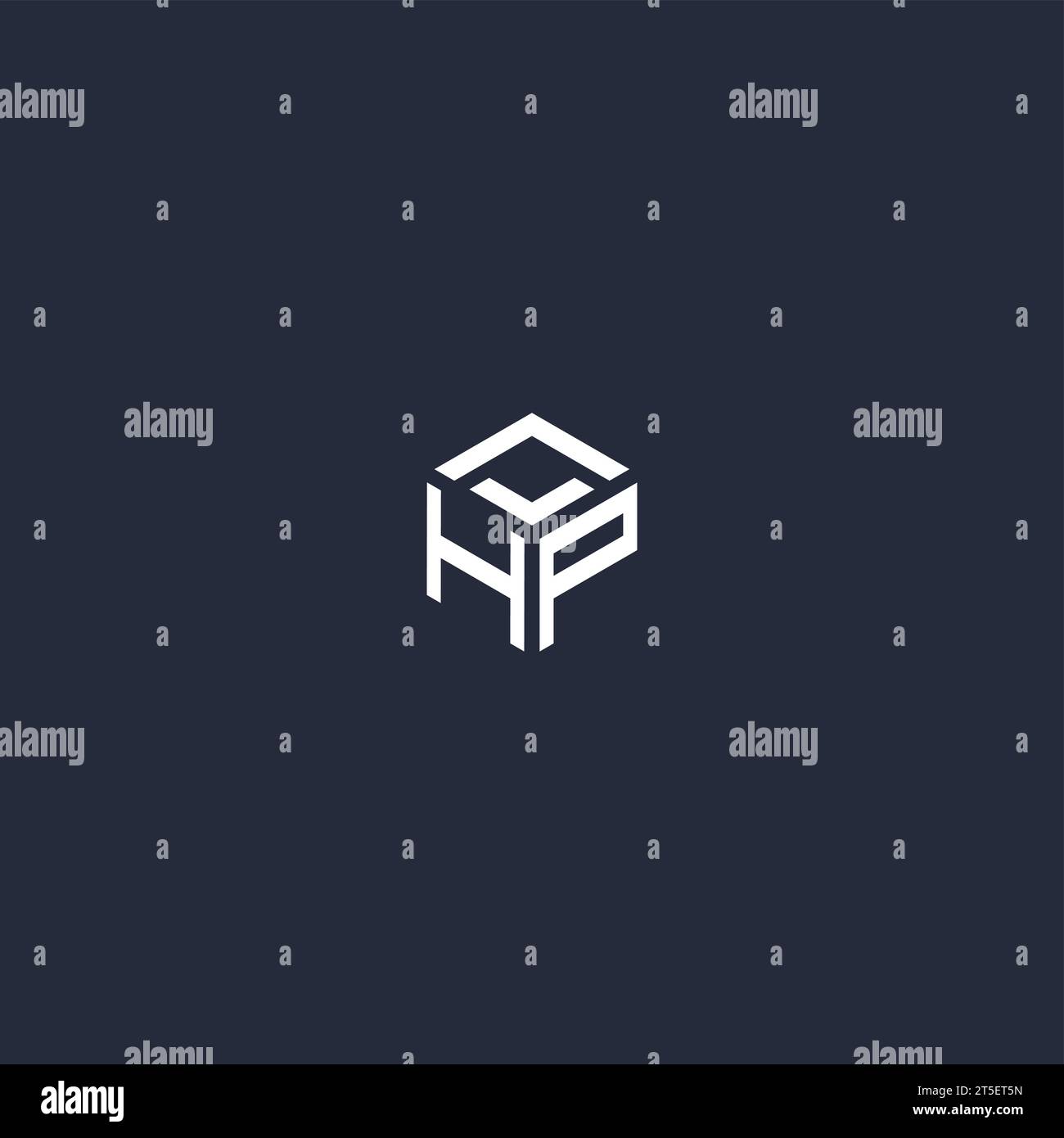 HP initial hexagon logo design inspiration Stock Vector Image & Art - Alamy