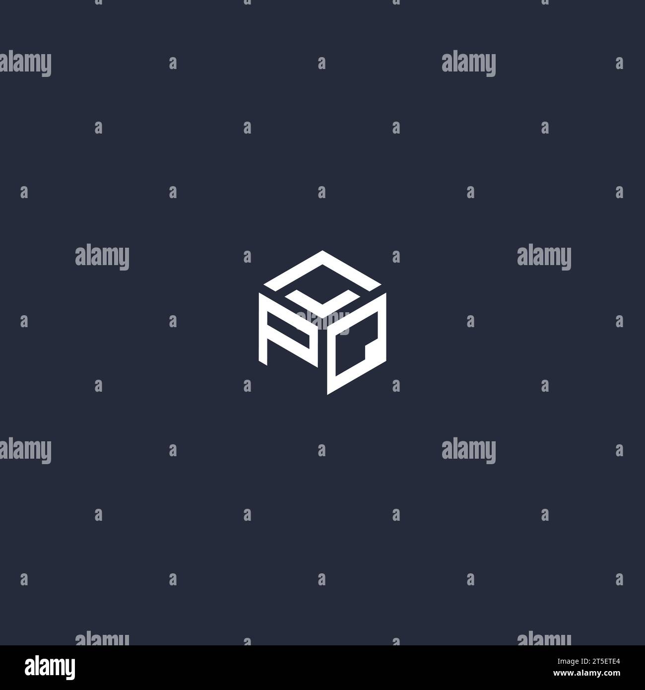 PQ initial hexagon logo design inspiration Stock Vector Image & Art - Alamy